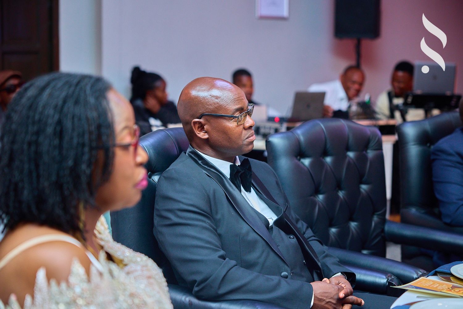 Guests seated at a formal event, shot by Simply Art Creative