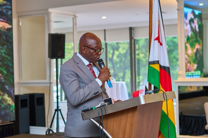 A speaker at a podium during a board appointment